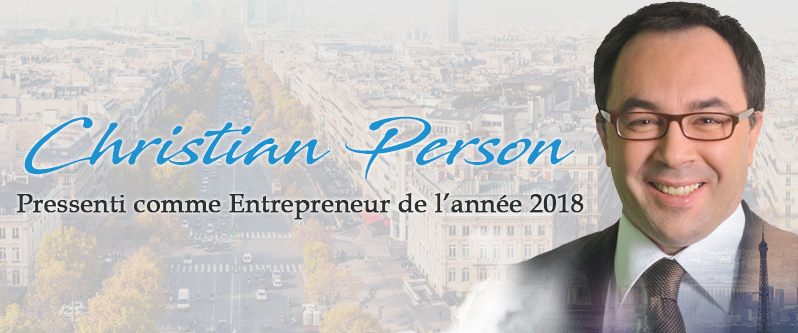 Christian Person, PDG de Umalis Group pressenti comme « Entrepreneur de l’année 2018 »